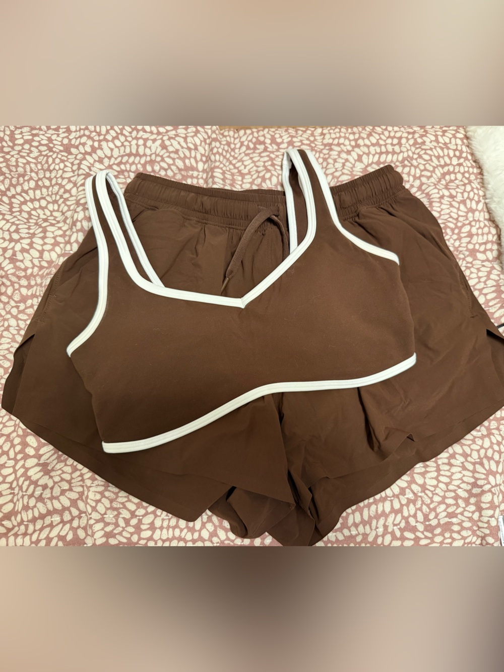 YPB SprintTEK shorts and sports bra set
